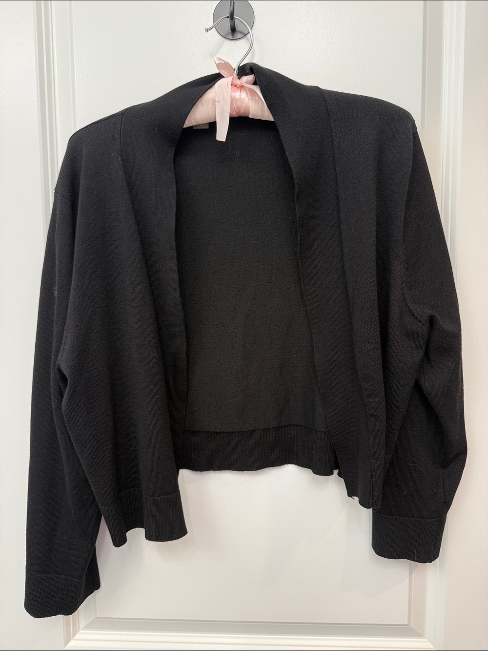 Calvin Klein Black Open-Front Women's Cardigan Sweater/Shrug